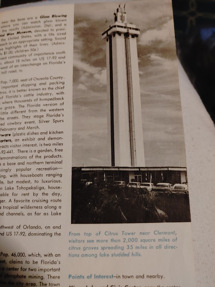 Rand McNally Guide Florida 1968