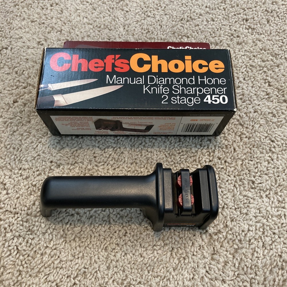Chef'sChoice Manual 2-Stage Professional Knife Sharpener- Model 450