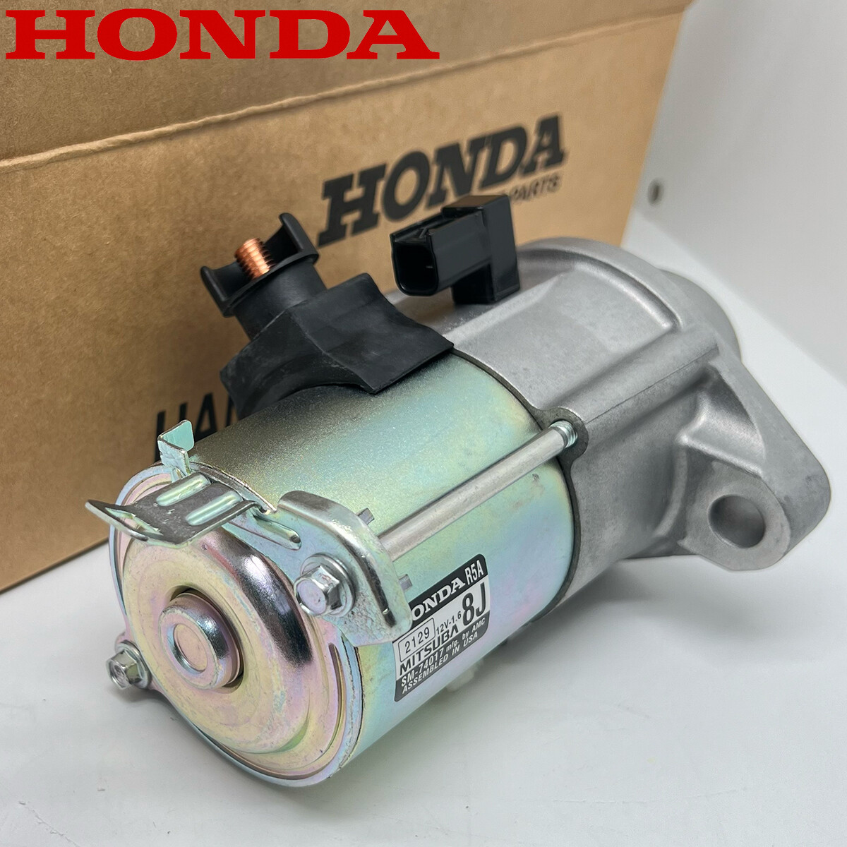 NEW Genuine 31200-R5A-A02 Starter OEM Honda for 2014-2015 Civic CR-V