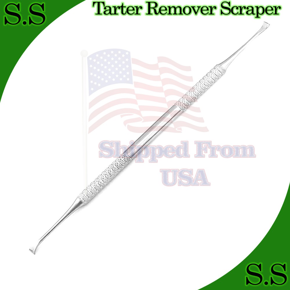 New Double Headed Tarter Remover Scraper Stainless