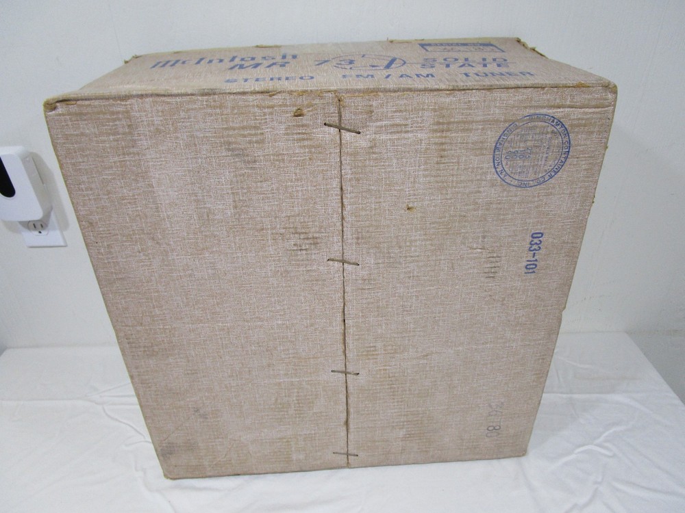 Nice Empty Box for McIntosh MR 73 Tuner ----------------------- Cool!