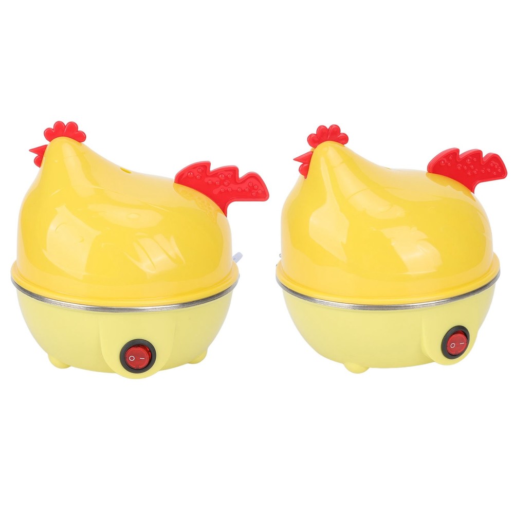 Electric Egg Cooker Multifunction Chicken Shape Rapid Egg Boiler 7 Egg Capacity