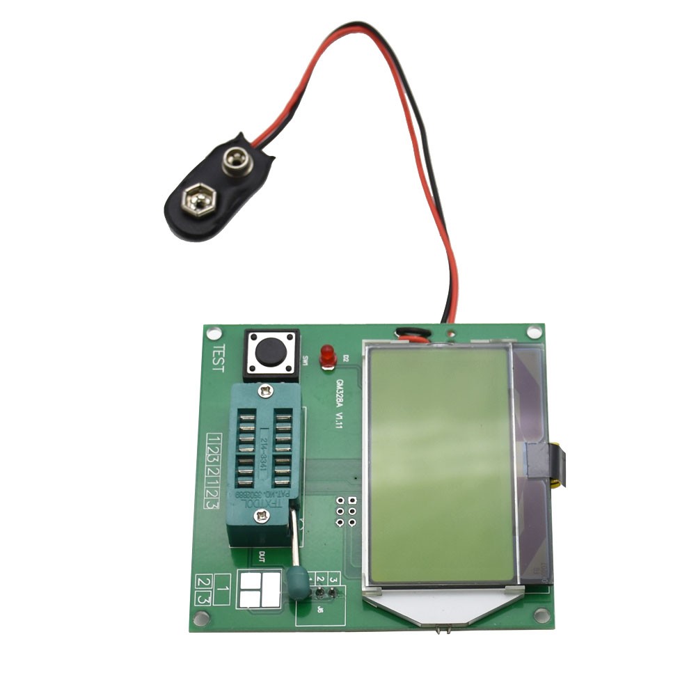 9V LCR ESR Meter Transistor LCD Tester Frequency PWM Square Wave Generator