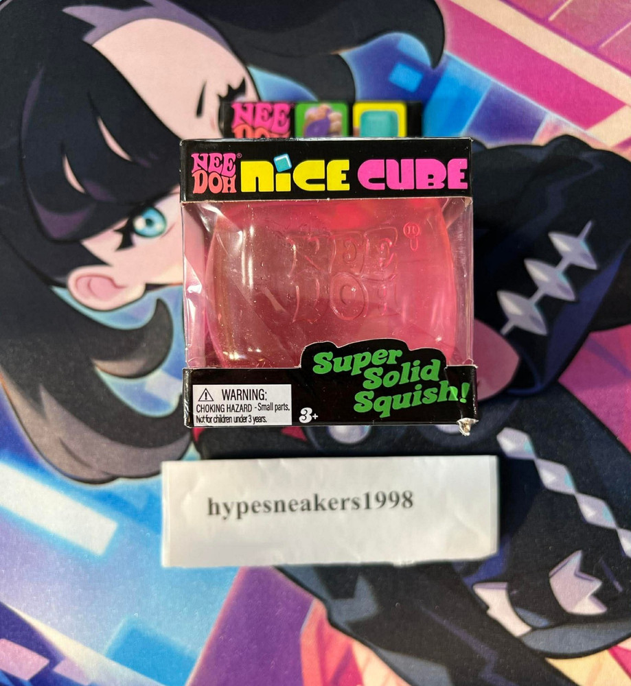NeeDoh Nice Cube Super Solid Squish Pink (BRAND NEW)