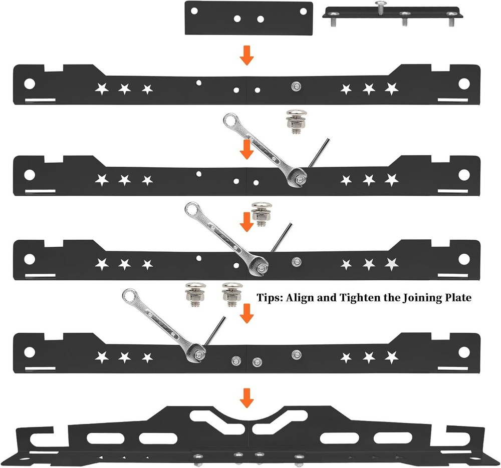 Toe Alignment Tool Plates 2Pcs, Fast and Accurate Measurements