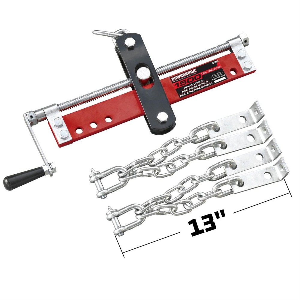 Powerbuilt 640470 Engine Leveler, Four Point Mount, 1500 Lb.