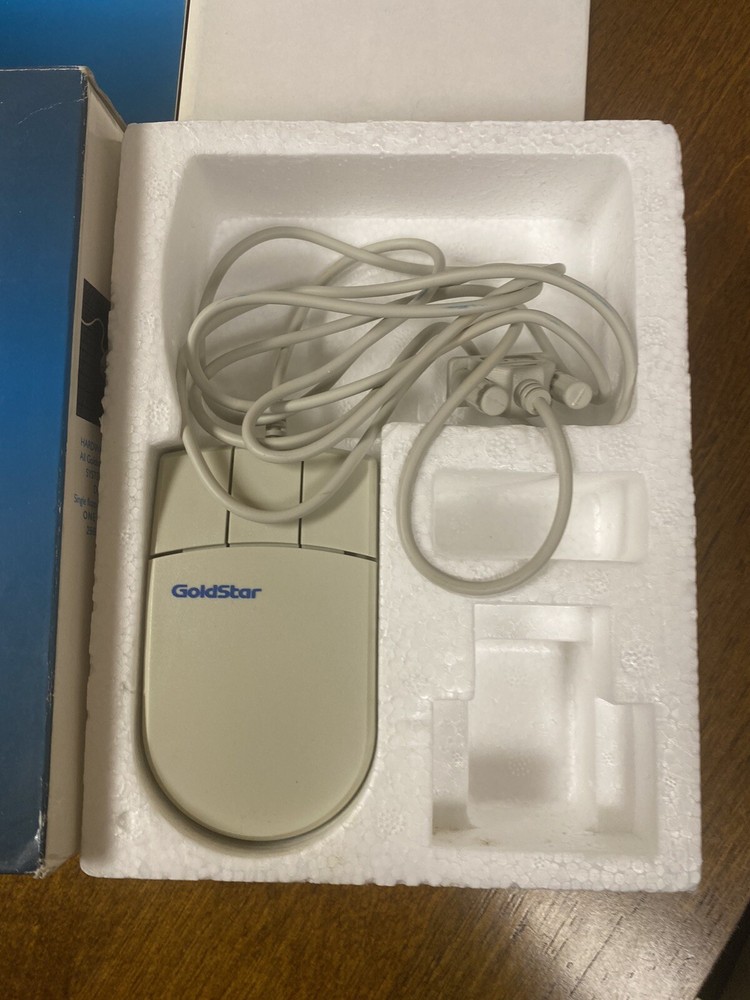 Goldstar Mouse Systems Serial Computer Mouse GMS-2002S From 1991