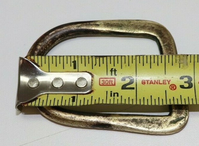 WWI US Cavalry Vintage Brass Saddle D each E499