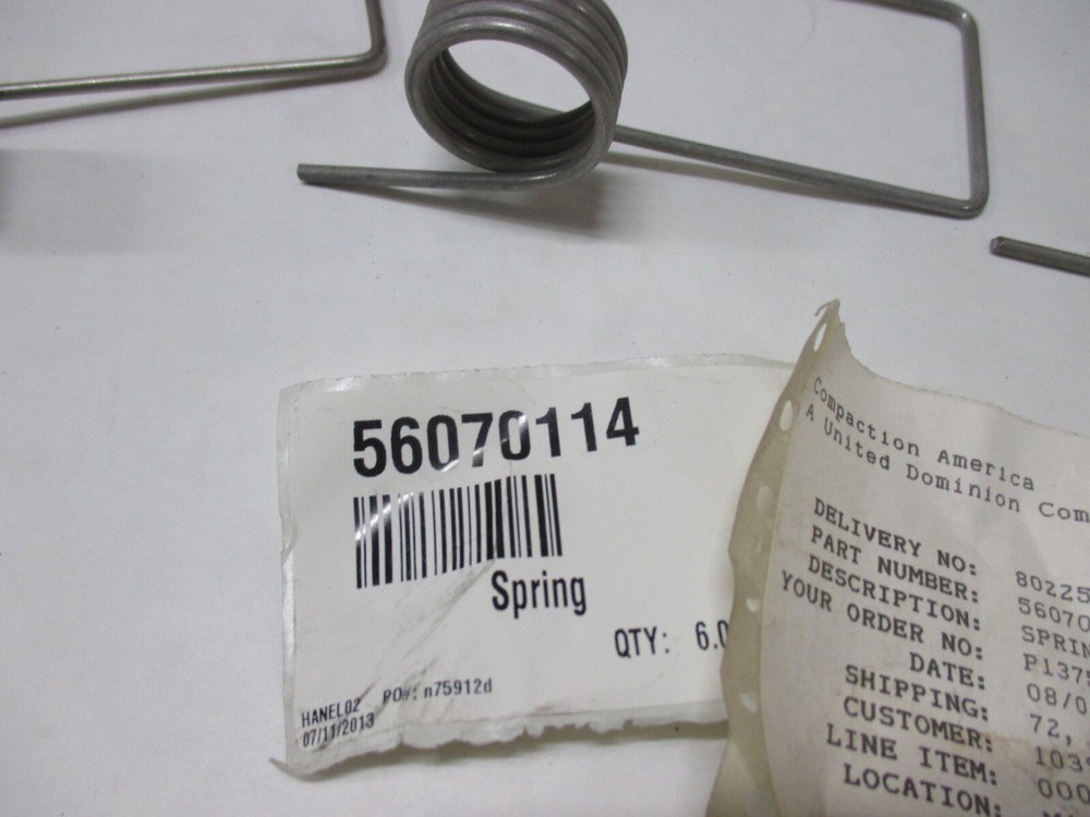 56070114 BOMAG SPRING NEW