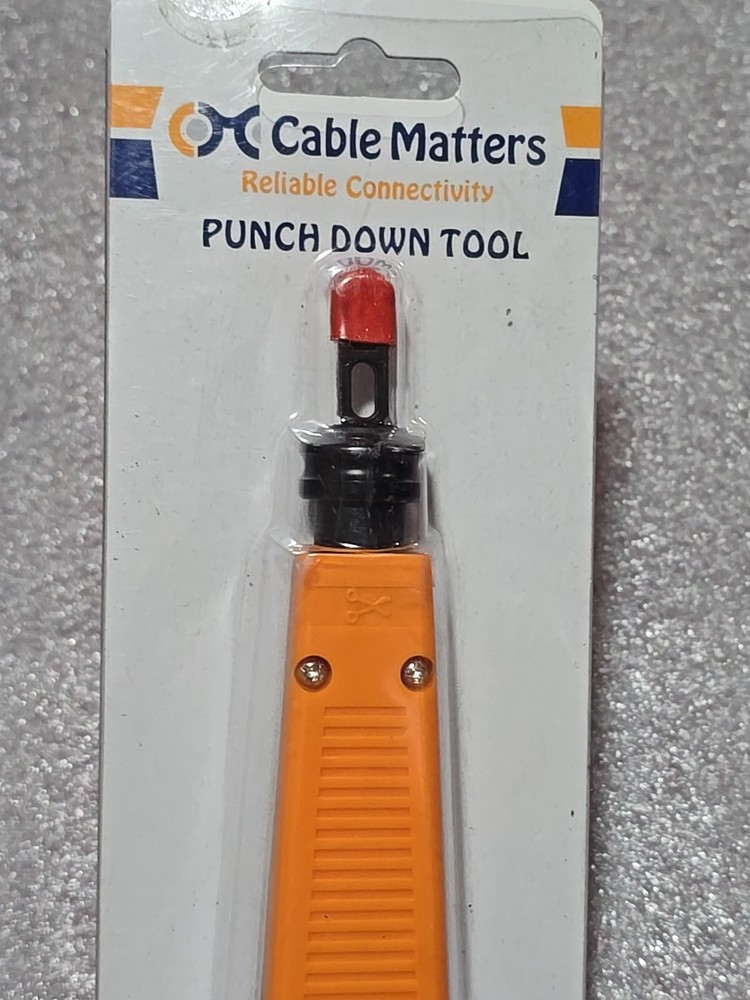 Cable Matters 110 Punch Down Tool with 110 Blade, Ethernet PunchDown Tool, Keyst