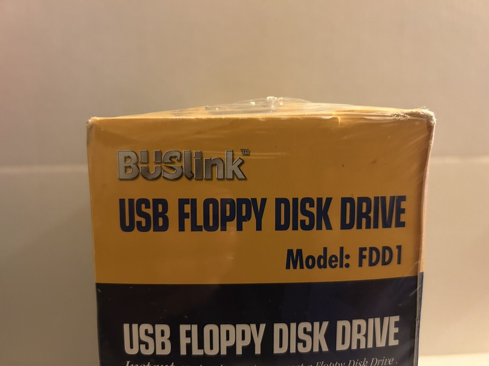 BUSlink USB Floppy Disk Drive 1.44mb - Win 95/98/2000 & Mac OS - 3.5”
