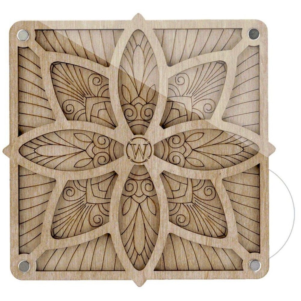 Plywood Bead Organizer Multiple cells Needlework storage organizer