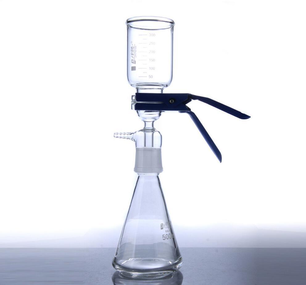 2000ml Vacuum Suction Filter Flask Device Lab Buchner Filting Apparatus 1pc