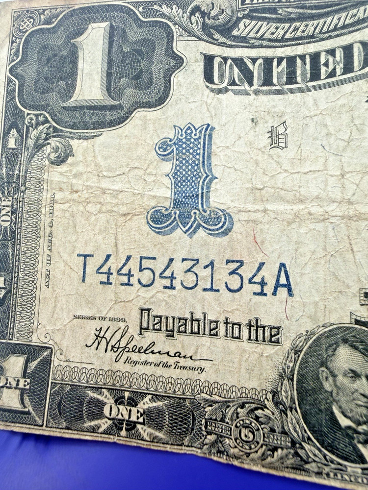 1899 $1 Silver Certificate “Black Eagle” Note Speelman / White Extremely RARE!!