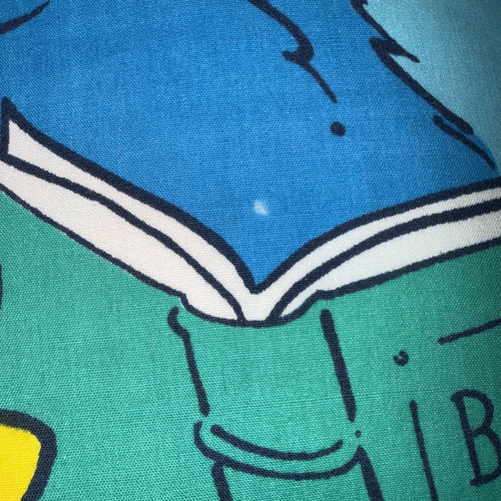 Vintage Big Bird Sesame Street Yellow Kids Sleeping Bag 39X25 Folds Into Pillow