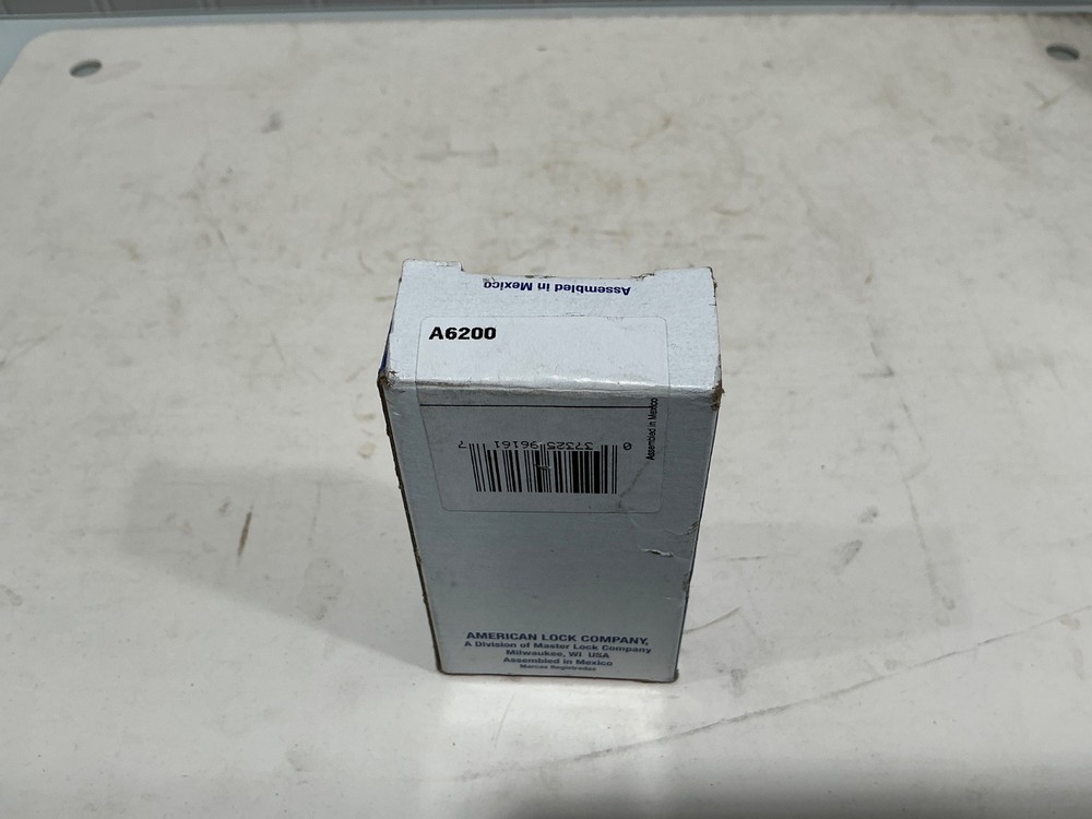 American Lock A6200 Solid Steel Rectangular Padlock w/2 Keys (Qty 3)