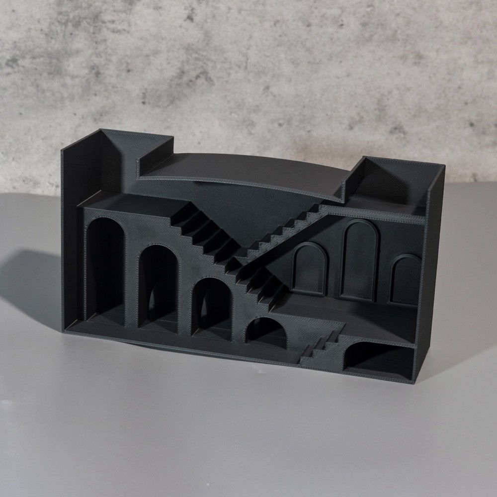 PLA 3D Print Rectangular Maze Underground Fish Tunnel Cave Aquarium Fish Decor