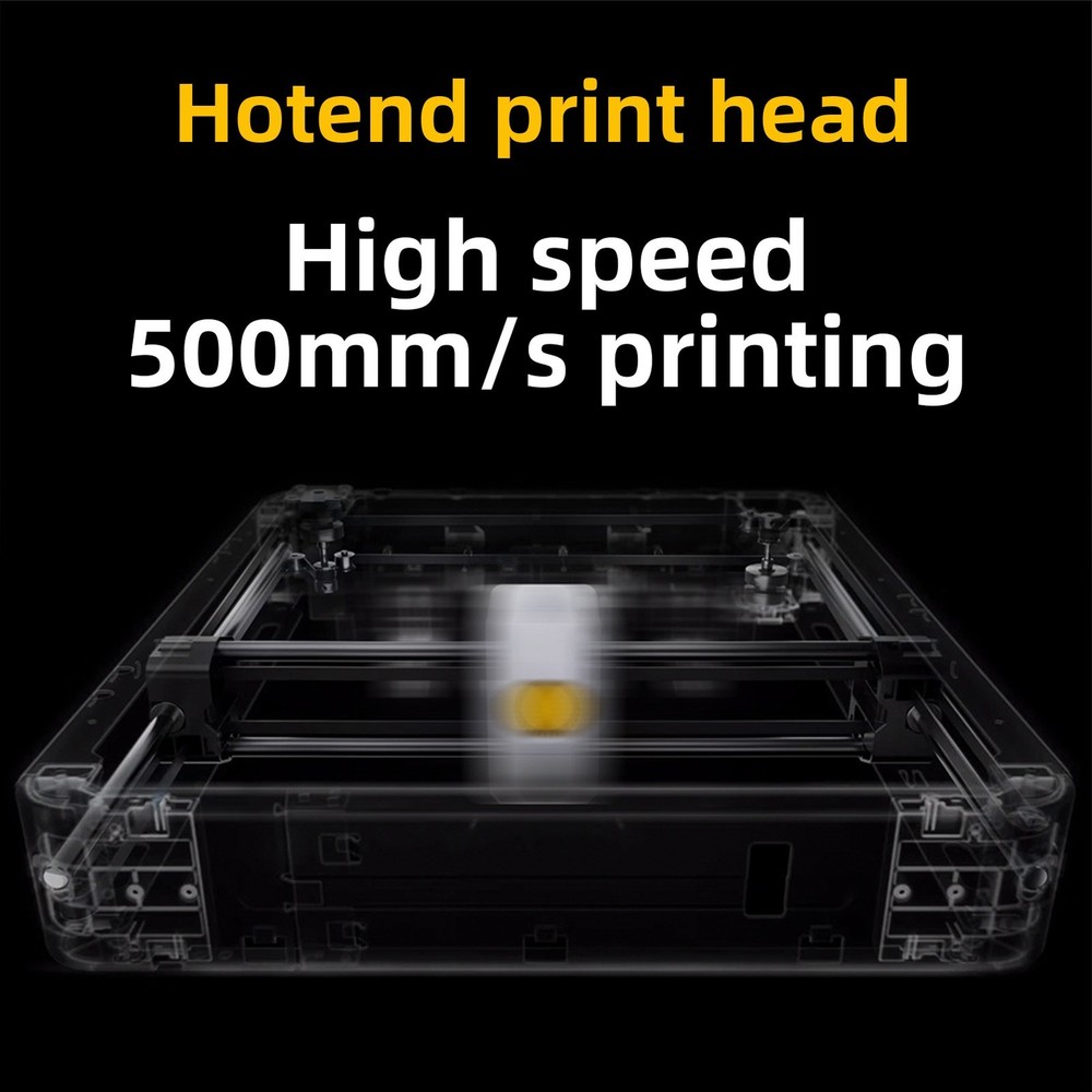 2-High Flowrate 3D Printer Hotend Kit Ceramic Block 0.2mm For Snapmaker U1