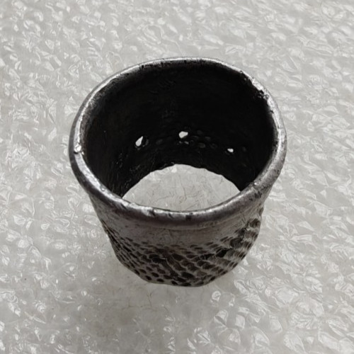 Antique Old Silver Thimble D2