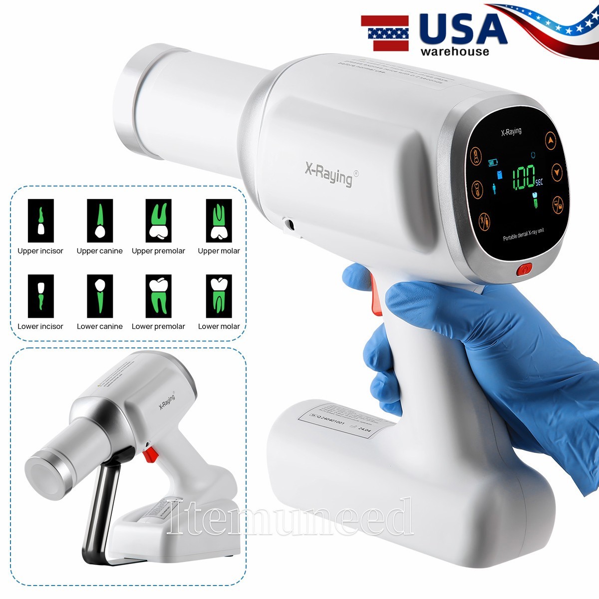 Dental X Mobile Unit System Ray Digital Machine High Frequency No Shield/Sensor