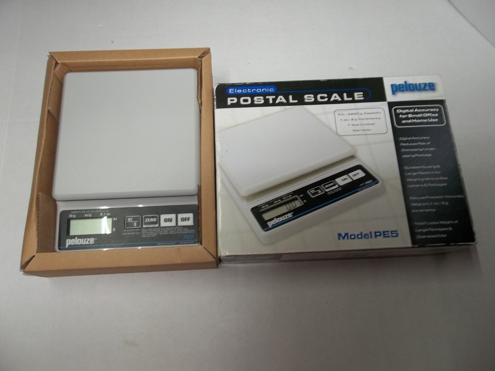 Pelouze Postal Digital Scale Model PE5 w/ Box