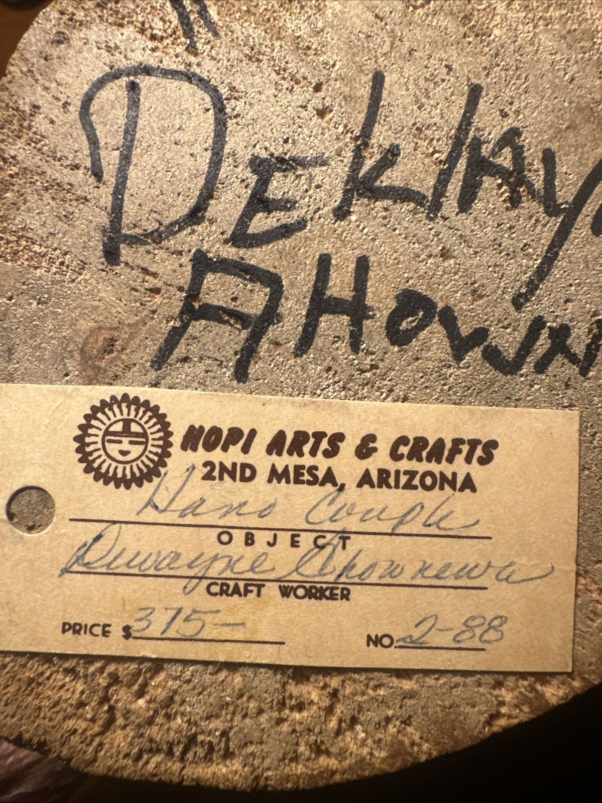 Dewayne Ahownewa Hopi Kachina Carved Wood Dolls Hopi Arts 2nd Mesa Arizona Vtg