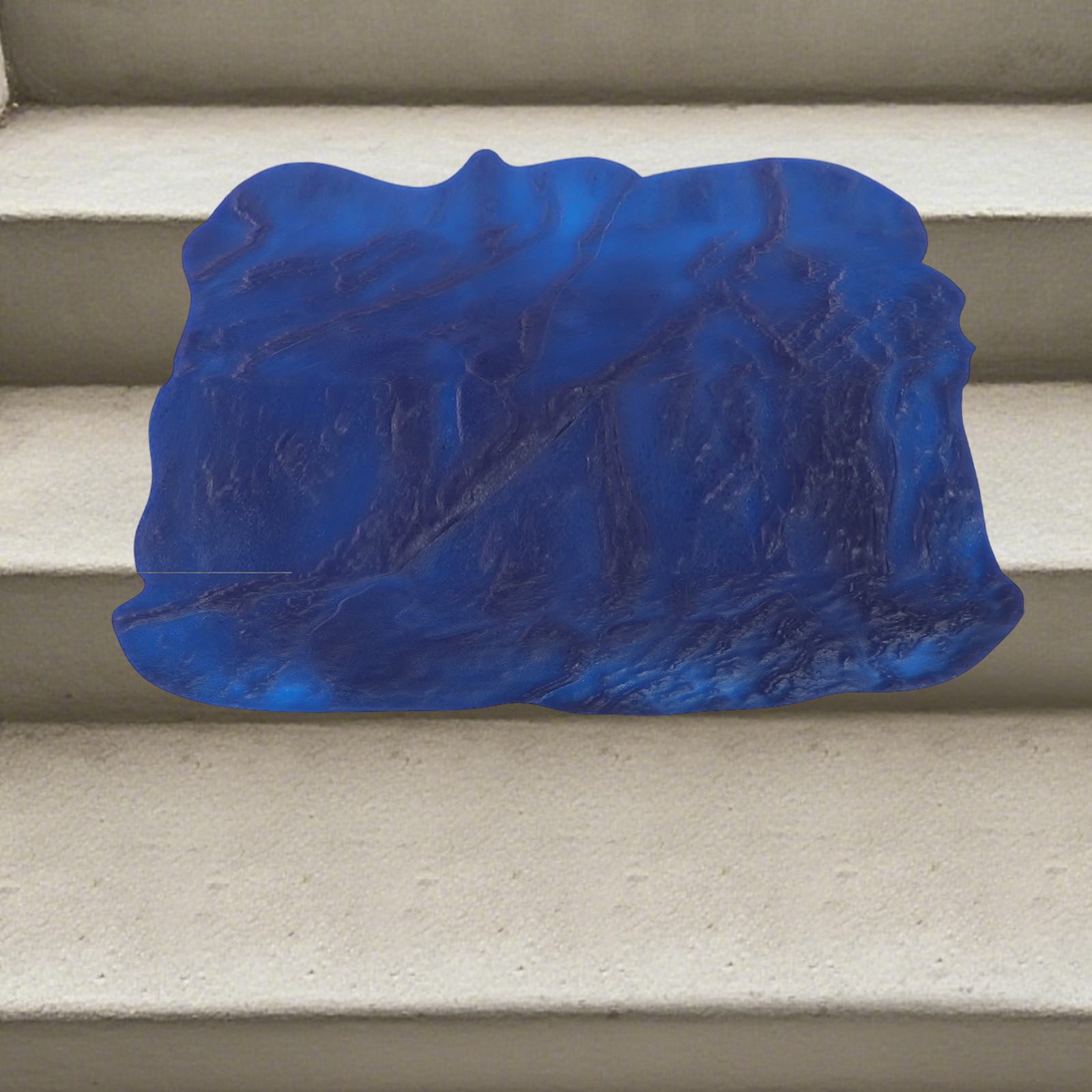 36" X 36" Slate Stone Texture Decorative Concrete Cement Stamps Mats Blue