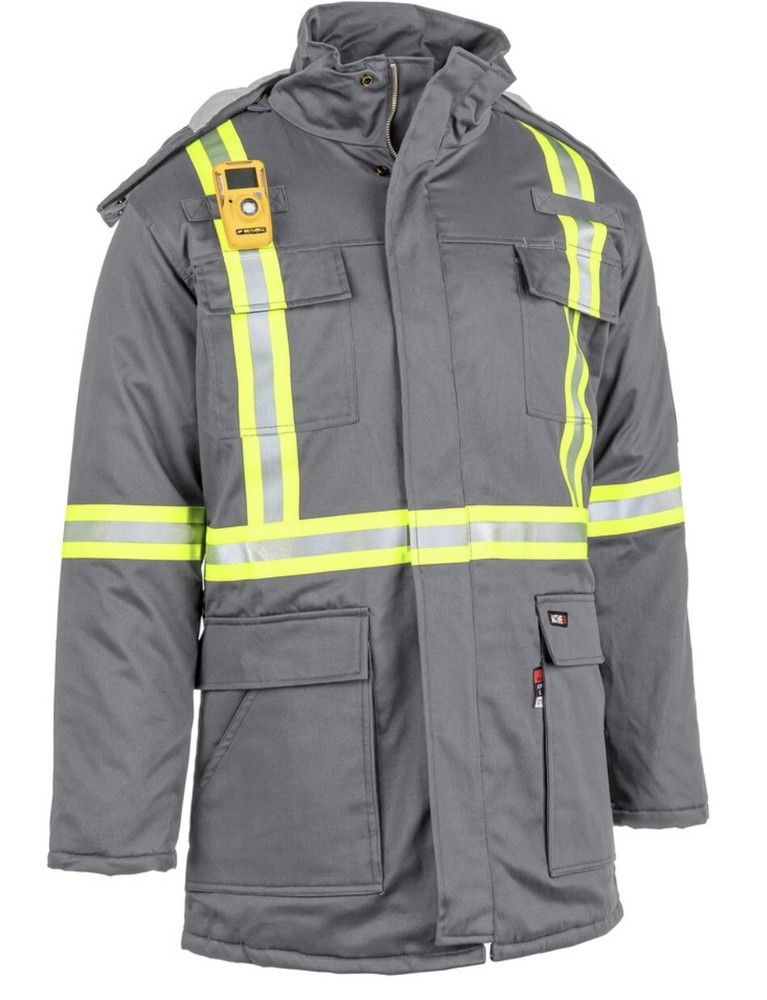 Proactive FR Flame Resistant Hi Vis Insulated Parka Jacket (MEDIUM) SHIPS TODAY