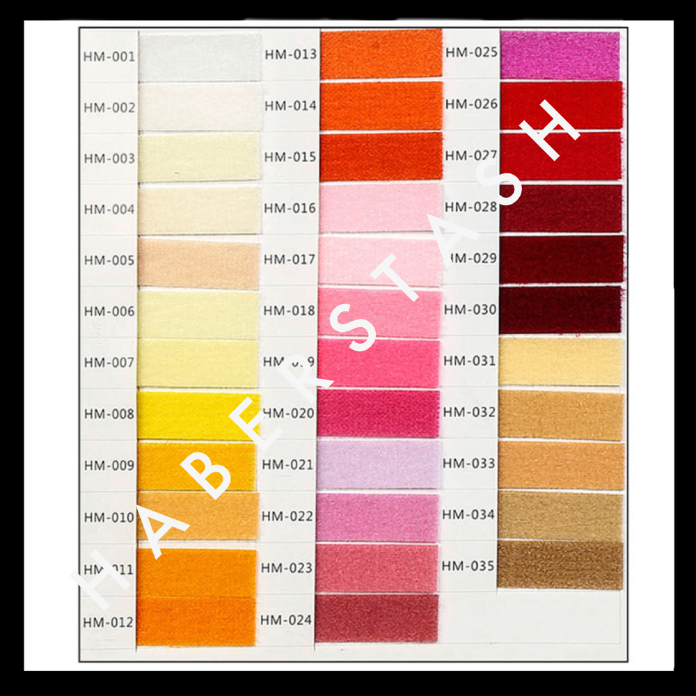 20mm width Hook & Loop tape - Sew on / no Glue - 1m pair colour fastener