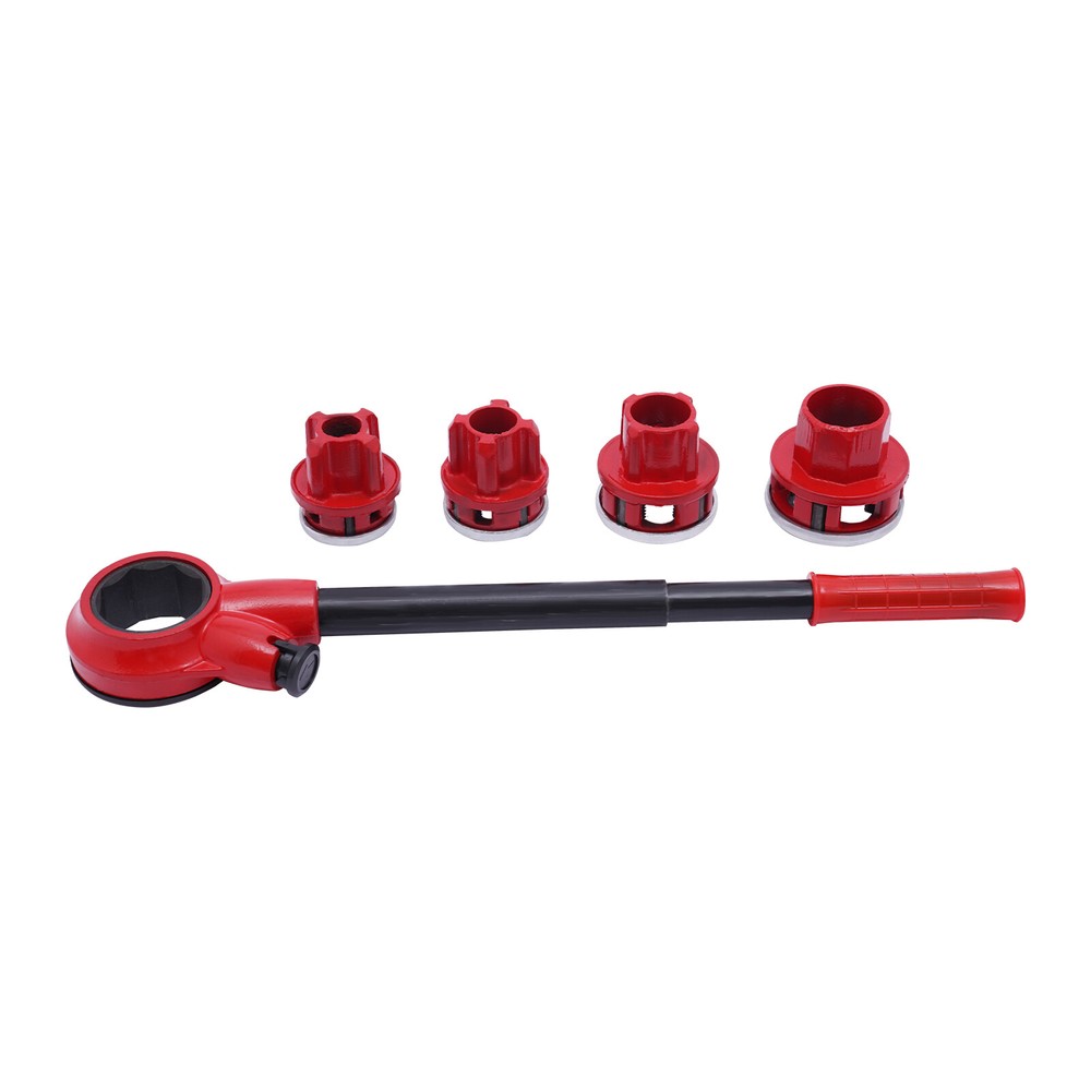 Pipe Threading Kit Pipe Threader 1/2''-1-1/4'' BSPT Plumber Set Die Dies Set Red