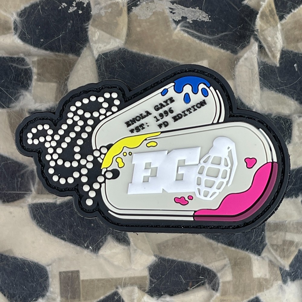 NEW Enola Gaye Dog Tag Rubber Patch