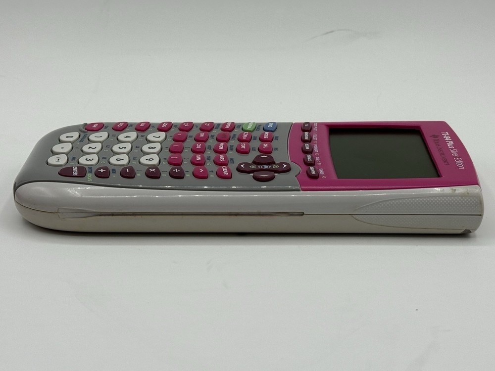 Texas Instruments TI-84 Plus Silver Edition PINK Graphing Calculator CLEAN Works
