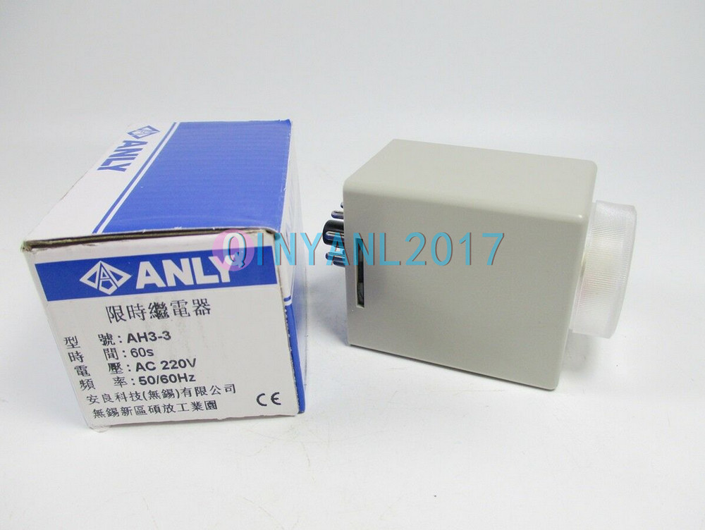 1PCS  Time Relay AH3-3 60s 220V