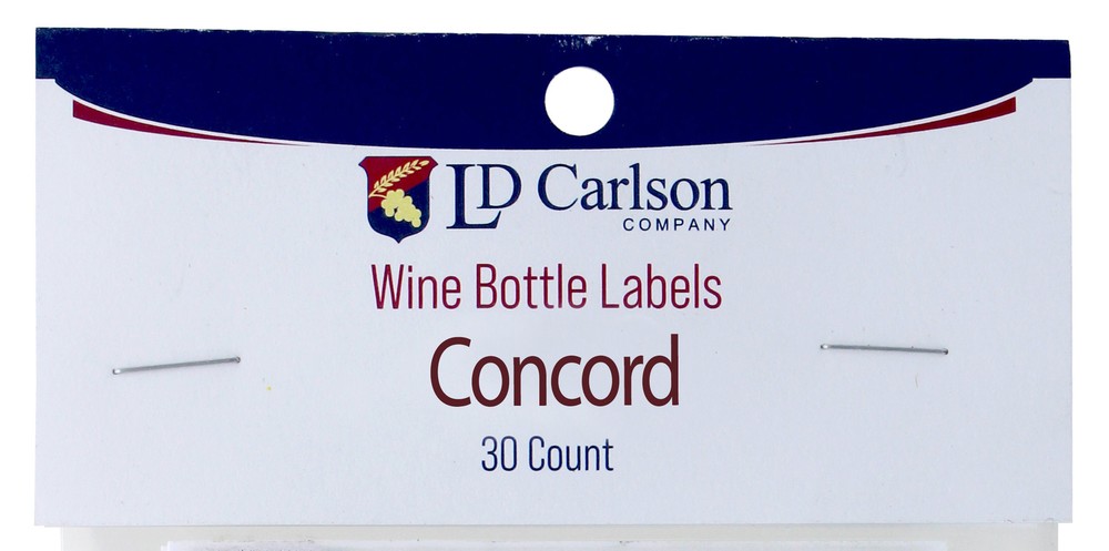 Concord Wine Labels 30/Pack Varietal Collection