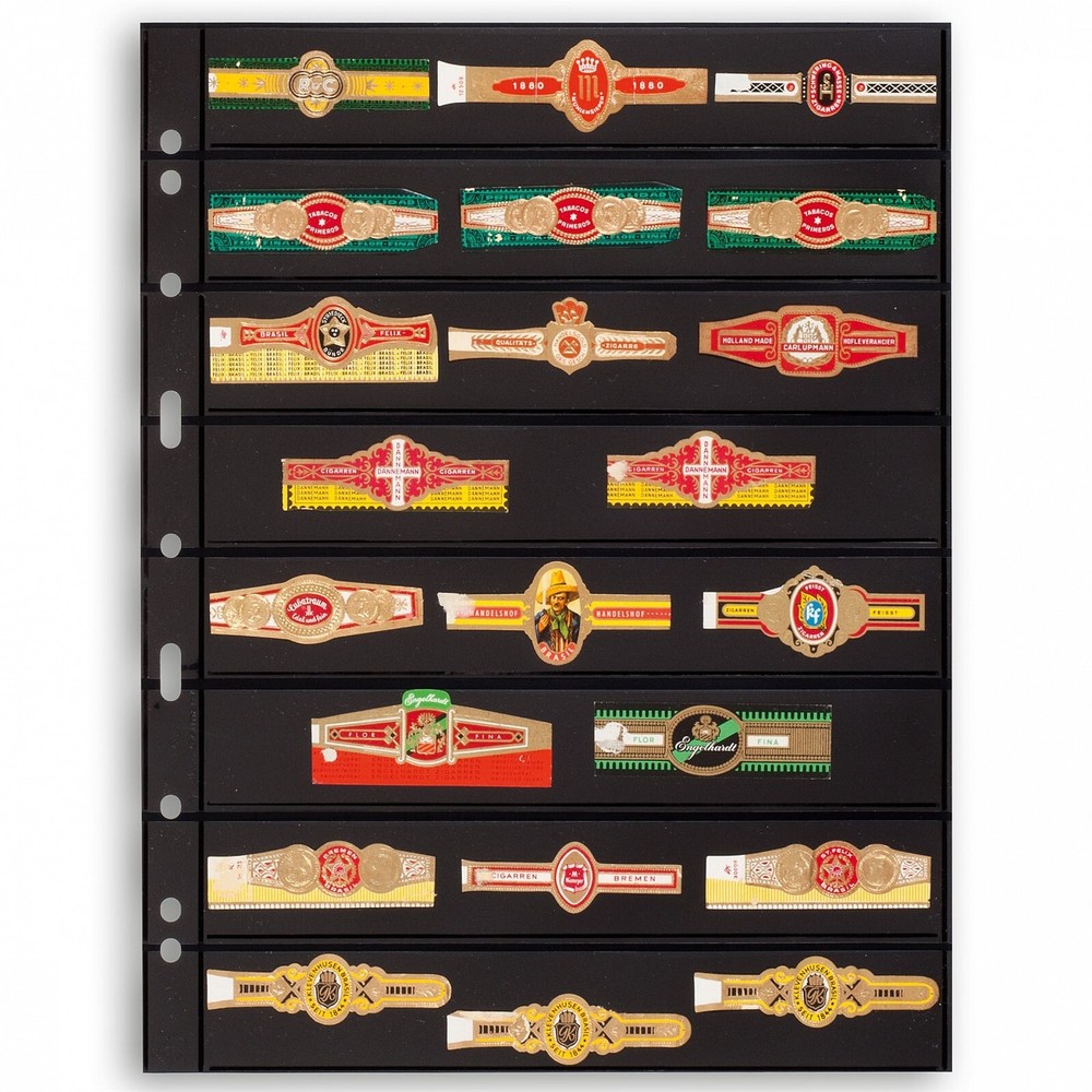 15 Lighthouse Grande Archival 8 Row Stamp Pages Double Side Album Stock Sheets