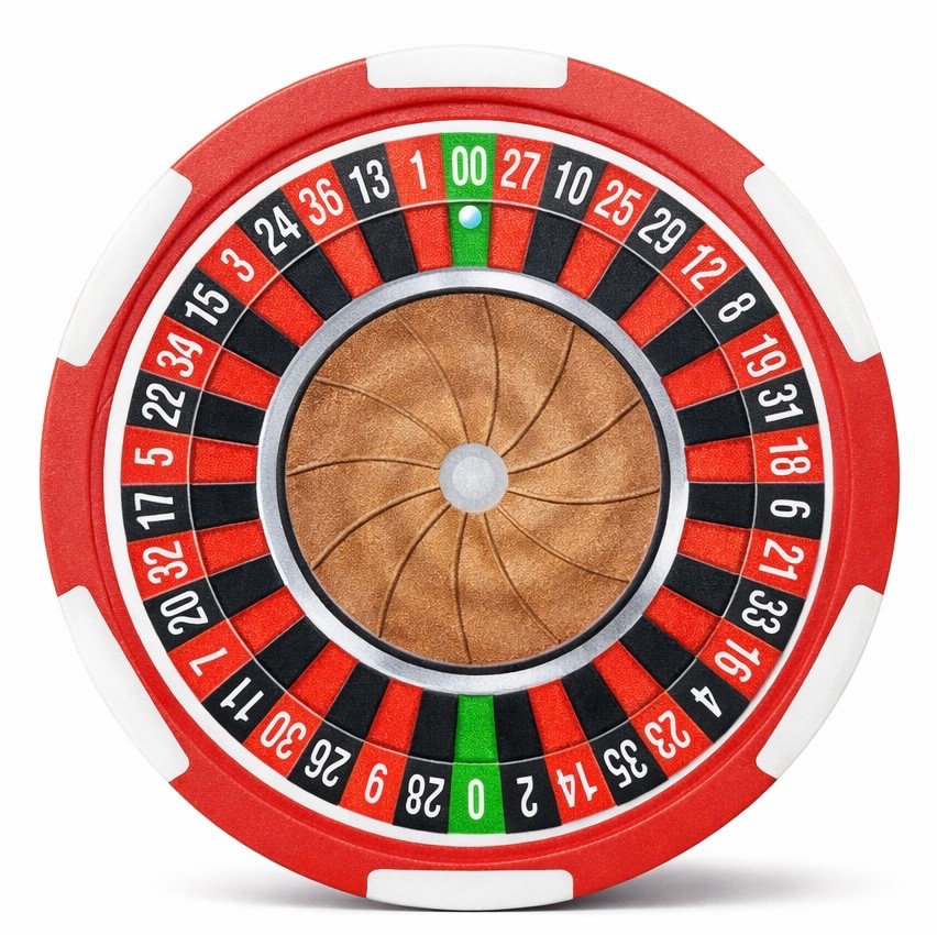 Roulette Wheel - Poker Chip Golf Marker