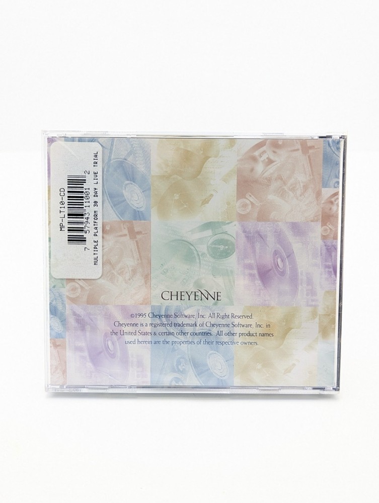 NOS Sealed Cheyenne Live Trial Software CD