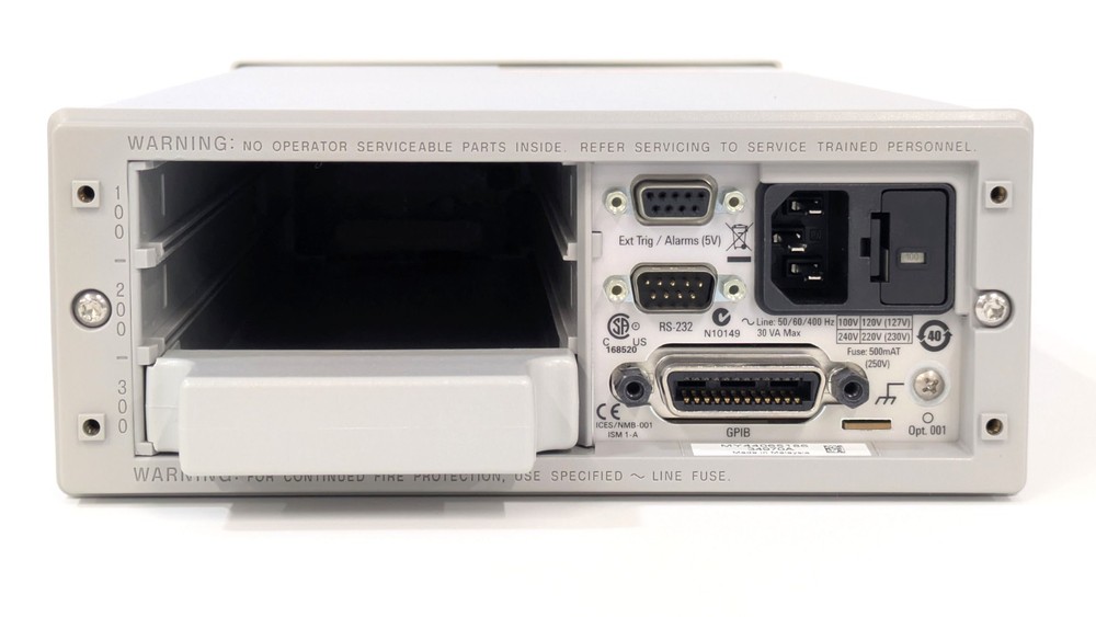 34970A [Calibration Certificate] Data Logger Switch Unit Keysight S/N:MY44065186