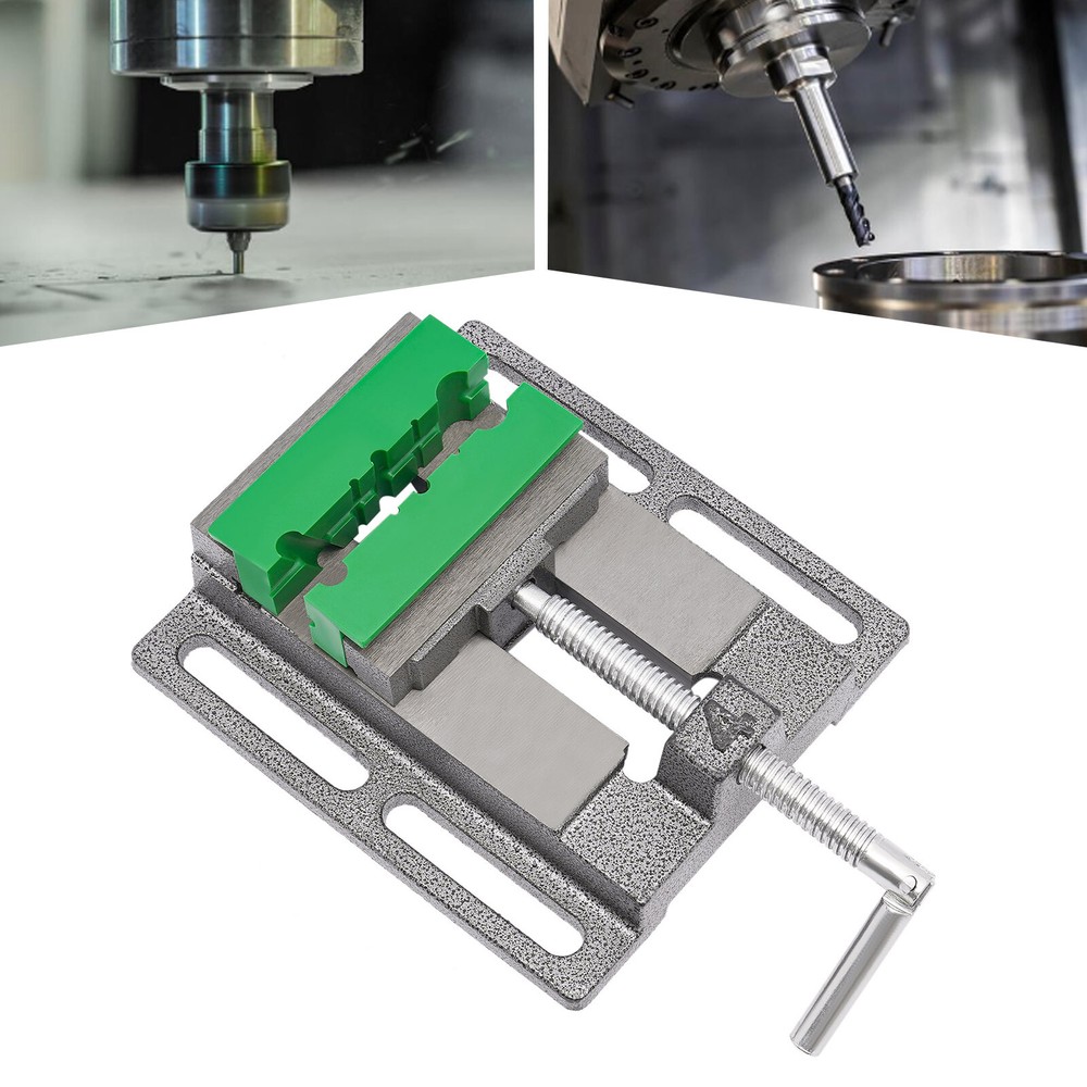 4" Mini Bench Vise Clamping Table Flat Drill Press Vice CNC Milling Machine Tool
