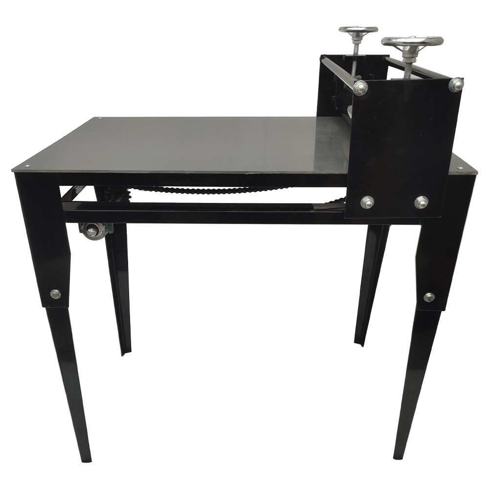 Black Tabletop Adjustable Ceramic Clay Plate Machine Slab Roller for Clay