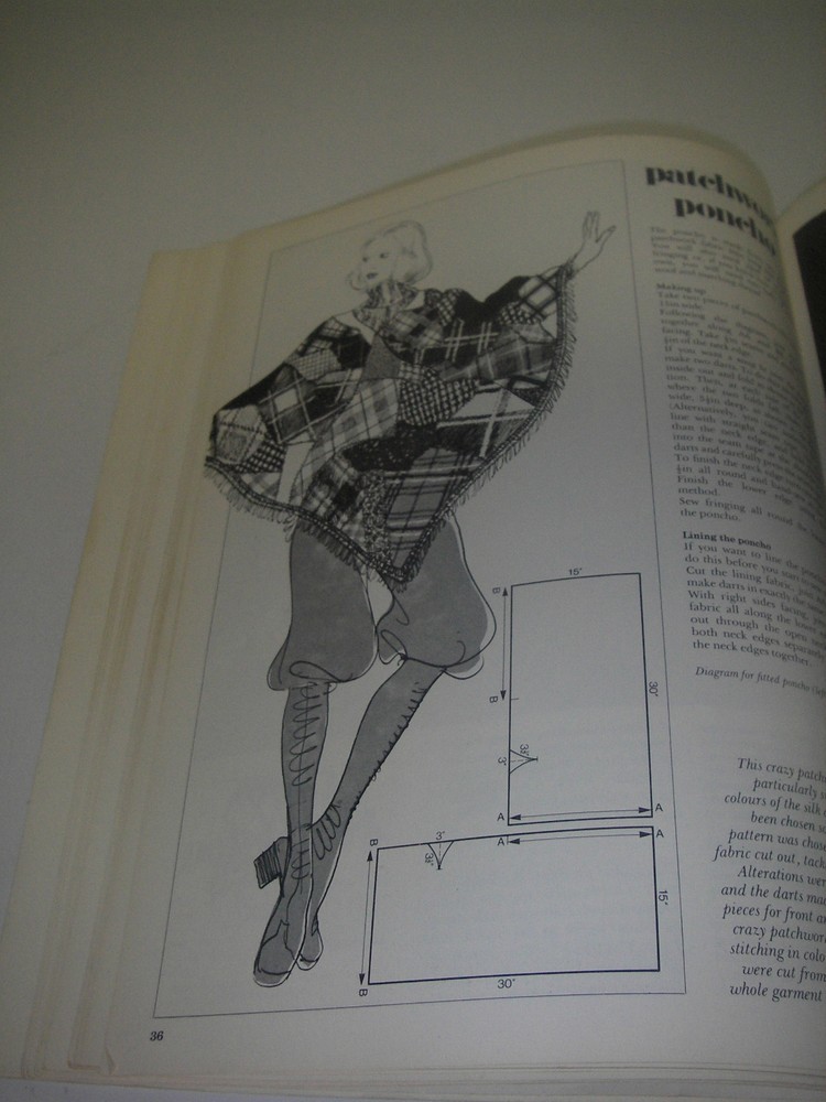 CRAFT Book 1973 All About Patchwork/Marshall Cavendish instruction/ideas/pattern