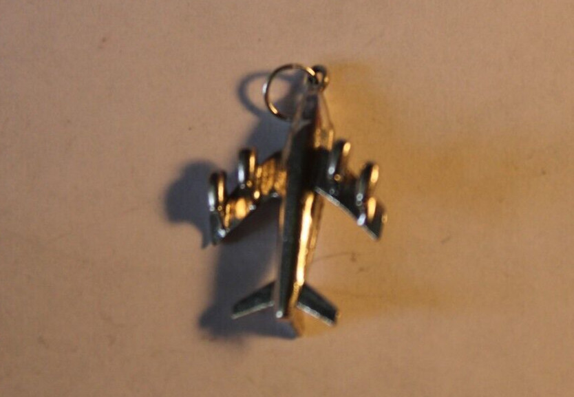 Sterling Silver Airplane Charm