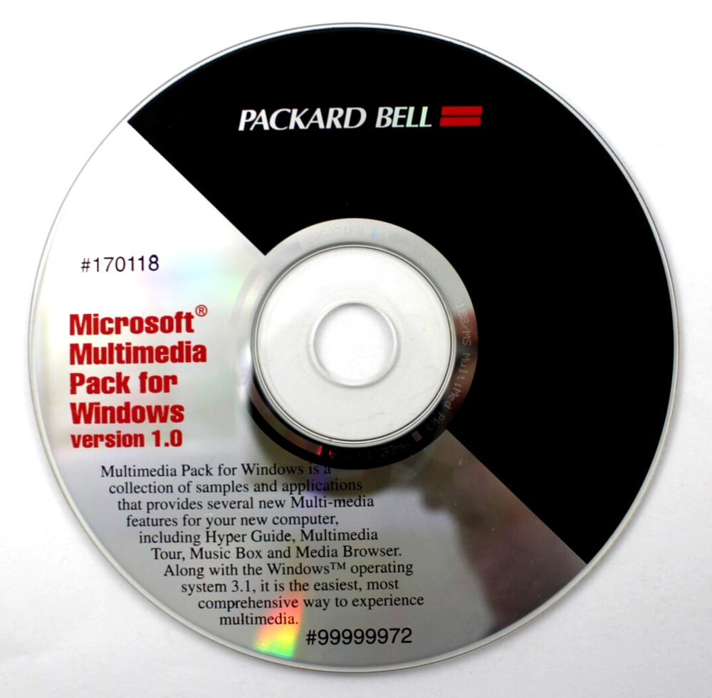 Dell Drivers / Utilities OPS, Packard Bell Multimedia, Works & Encyclopedia VTG