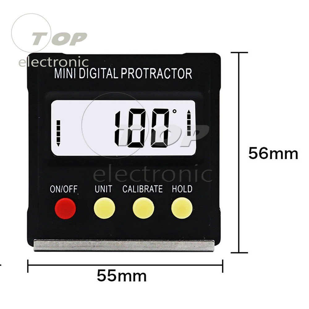 Mini Digital Protractor Gauge Level Angle Finder Inclinometer Magnet Base