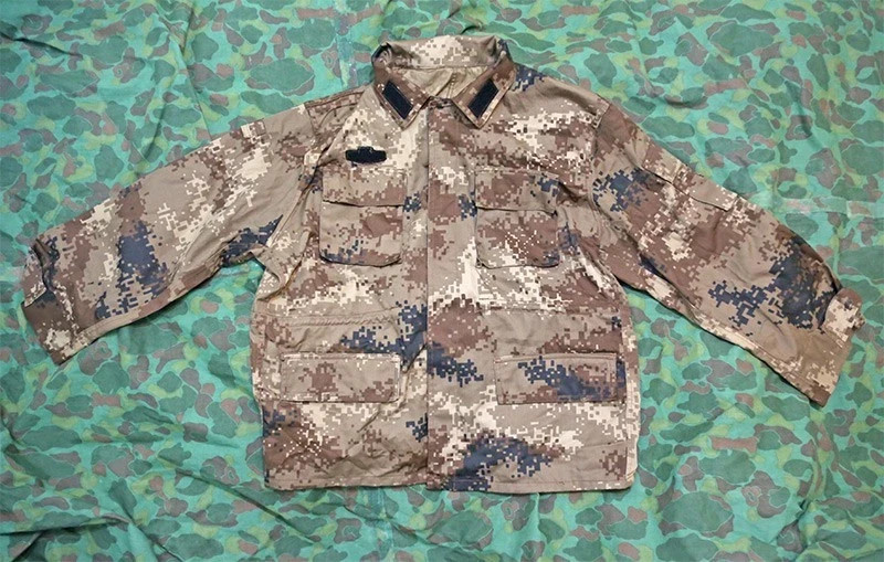 China Army PLA Type 07 Universal Highland Tibet Camo BDU Shirt Pants Uniform