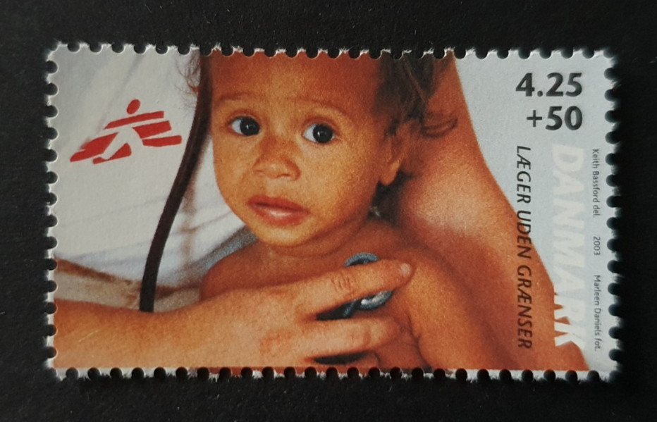 2003 DENMARK DANMARK DOCOTERS WITHOUT BORDERS VF MNH