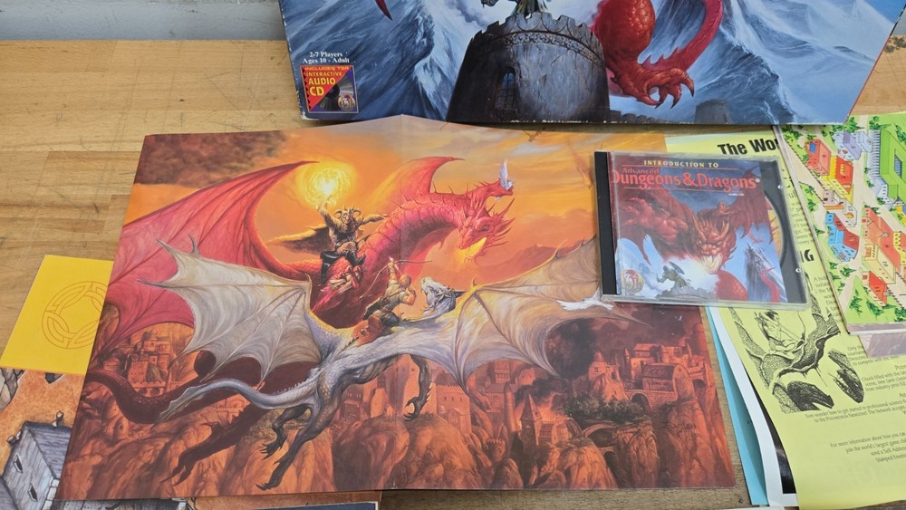 Introduction to Advanced Dungeons & Dragons Game COMPLETE 1135/Circa 1995