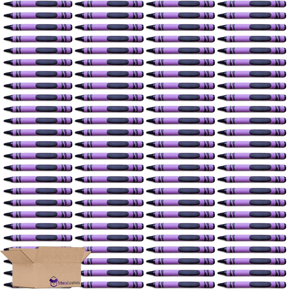 Violet (Purple) Crayon Bulk Value Pack | 100 Count