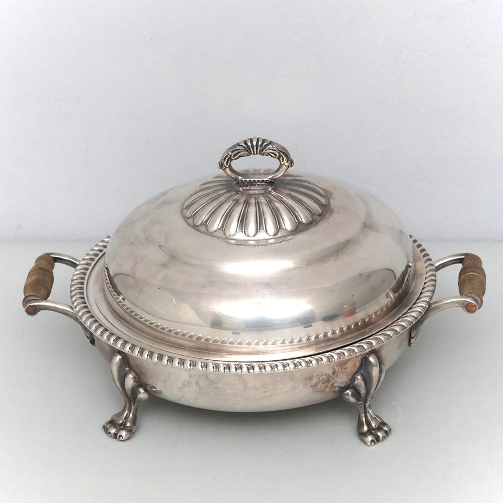 Birks Silverplate Swing Top Lidded Entree Warmer 20th Century No Monogram