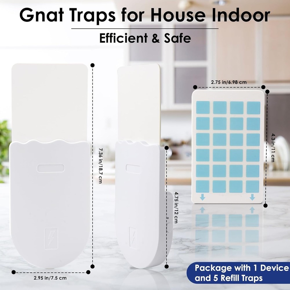 Indoor Electronic Insect Trap Plug-In Flying Bug Catcher Traps [2 Pack]